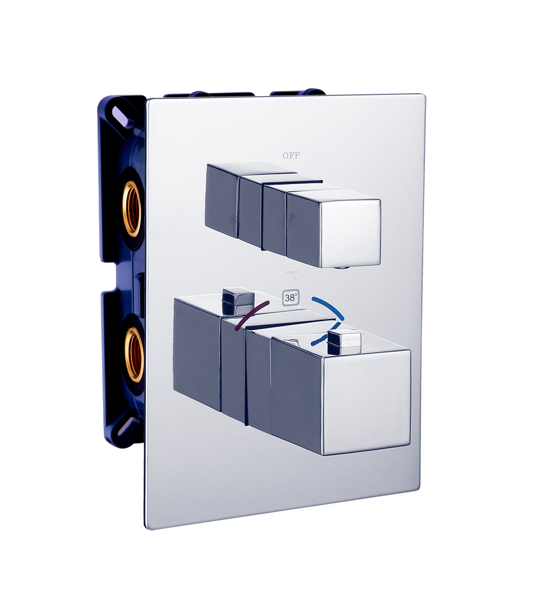 AT3138 3功能恒温暗装淋浴阀