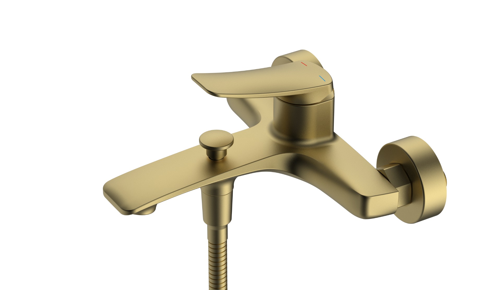 AX1022 2功能挂墙式浴缸/淋浴龙头