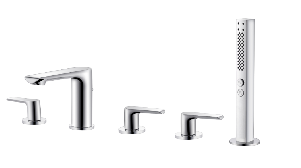 AZ8126 5件套浴缸缸边龙头