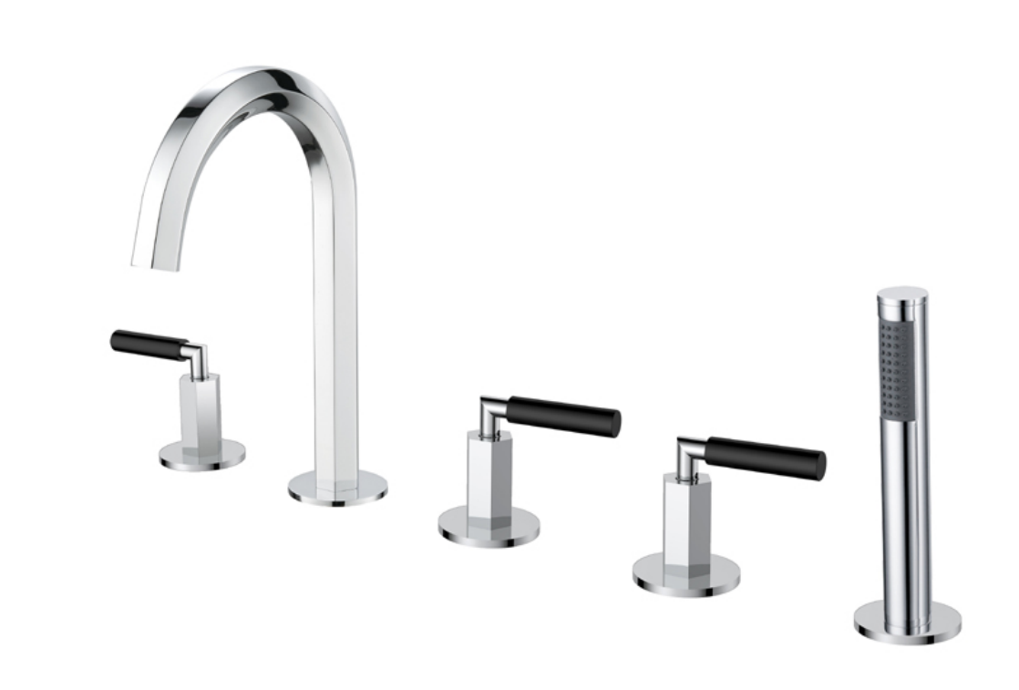 AY2226 5件套浴缸缸边龙头